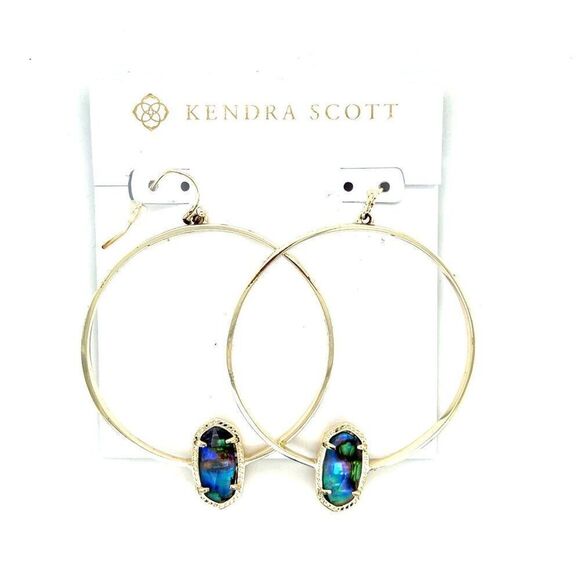 Kendra Scott Elora Dichroic Glass Earrings - Picture 1 of 9